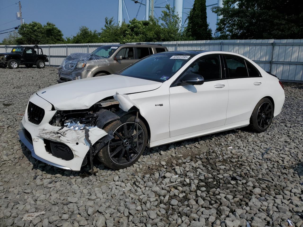 2018 Mercedes-Benz C 43 4Matic Amg de vânzare în Windsor, NJ - Front End