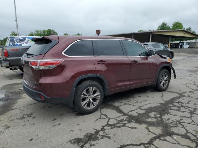  TOYOTA HIGHLANDER 2014 Burgundy