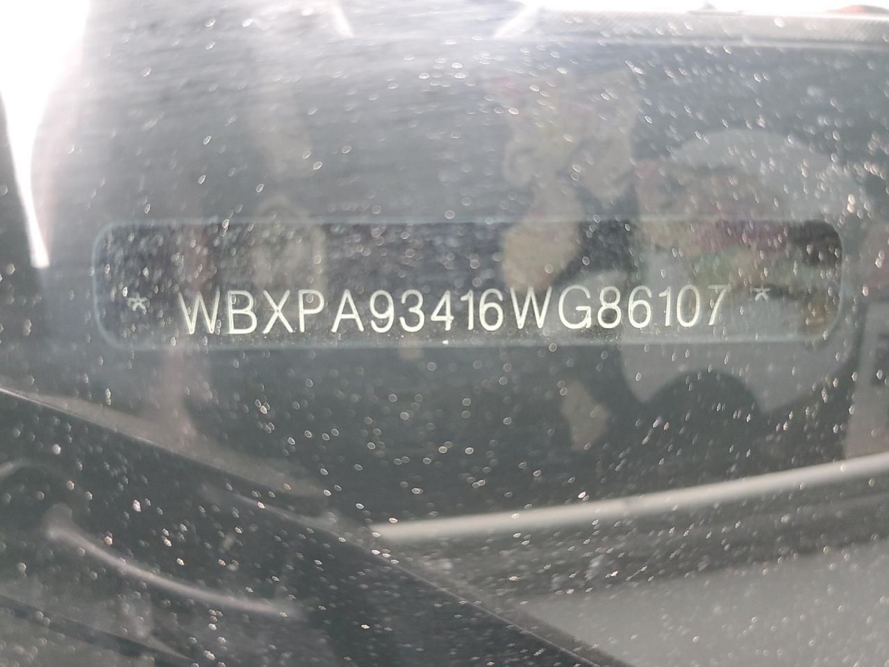 2006 BMW X3 3.0I VIN: WBXPA93416WG86107 Lot: 62865425