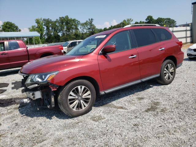 NISSAN PATHFINDER 2017 Czerwony