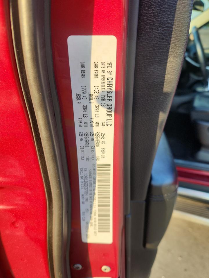 2013 Dodge Durango Crew VIN: 1C4RDJDG6DC673324 Lot: 62899245