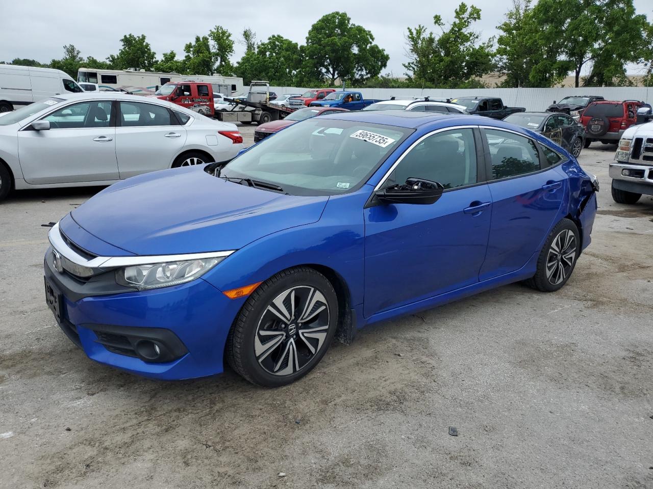 2017 Honda Civic Ex de vânzare în Bridgeton, MO - Rear End