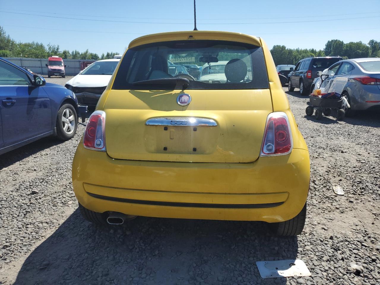 2015 Fiat 500 Pop VIN: 3C3CFFAR0FT550312 Lot: 62877245