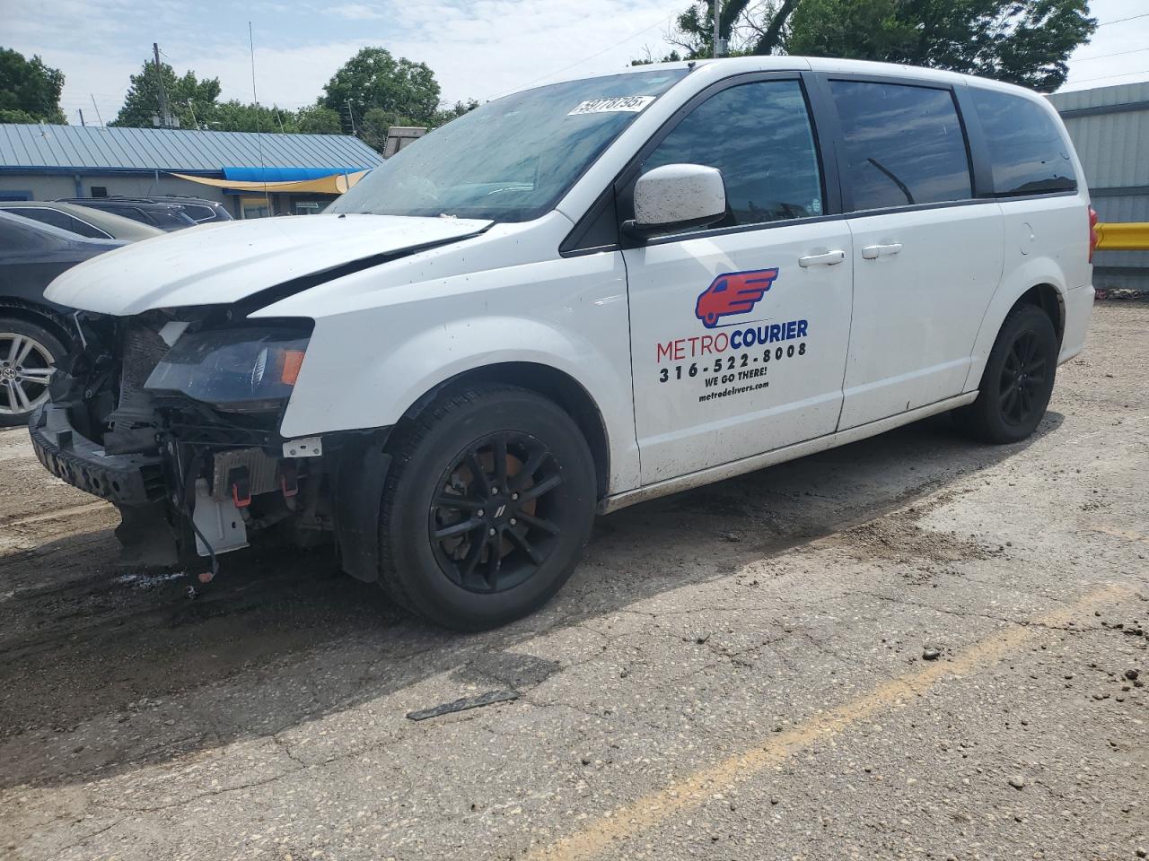 2020 Dodge Grand Caravan Gt للبيع في Wichita، KS - Front End