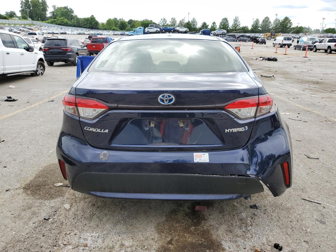 2021 Toyota Corolla Le VIN: JTDEAMDE8MJ033571 Lot: 61834215