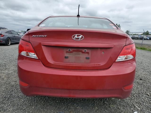 HYUNDAI ACCENT 2017 Красный