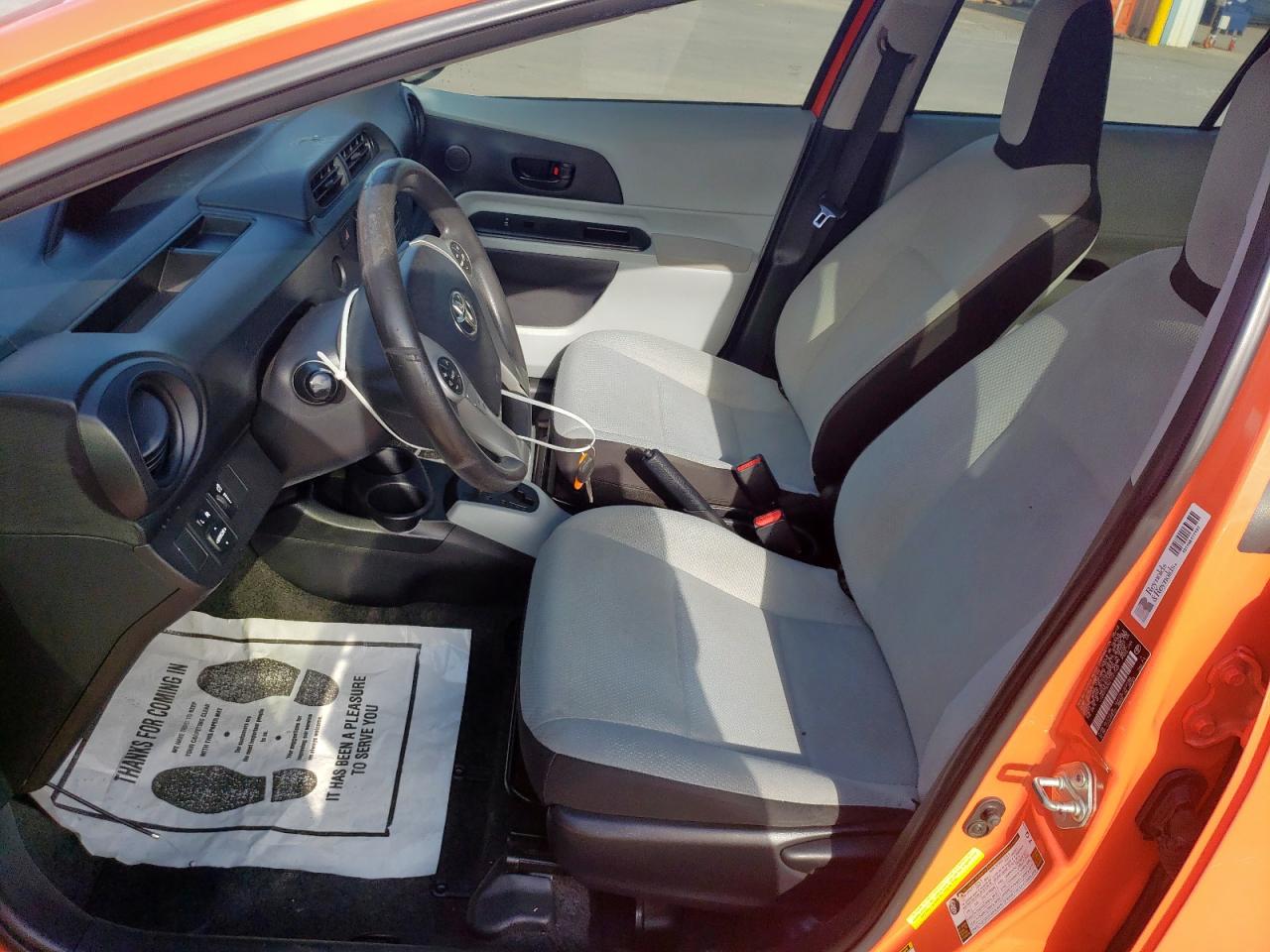 2012 Toyota Prius C VIN: JTDKDTB36C1021505 Lot: 62361605