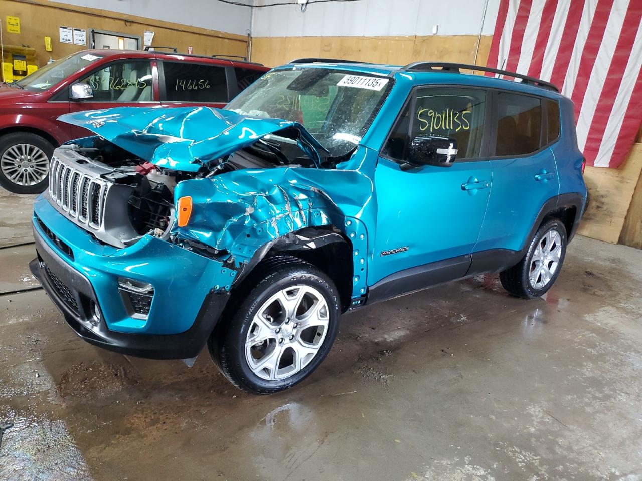 2022 Jeep Renegade Limited zu verkaufen in Kincheloe, MI - Front End