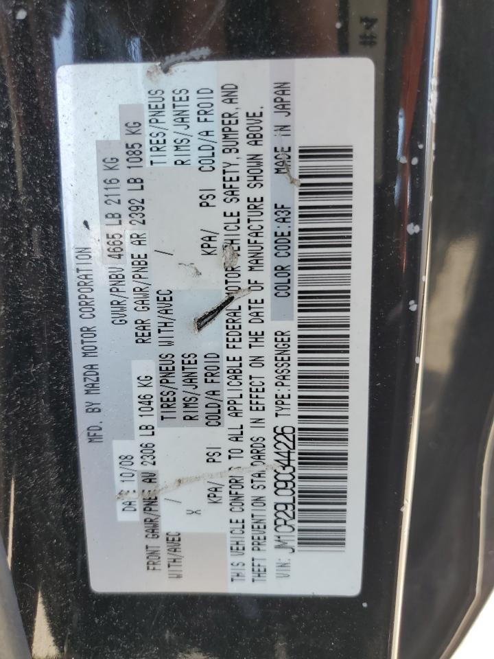 2009 Mazda 5 VIN: JM1CR29L090344226 Lot: 62134115