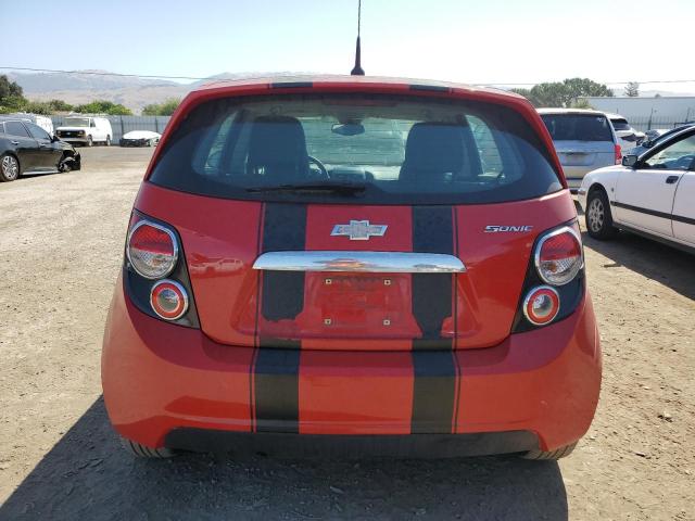  CHEVROLET SONIC 2012 Czerwony
