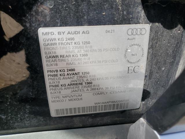 2021 AUDI Q5 PREMIUM  