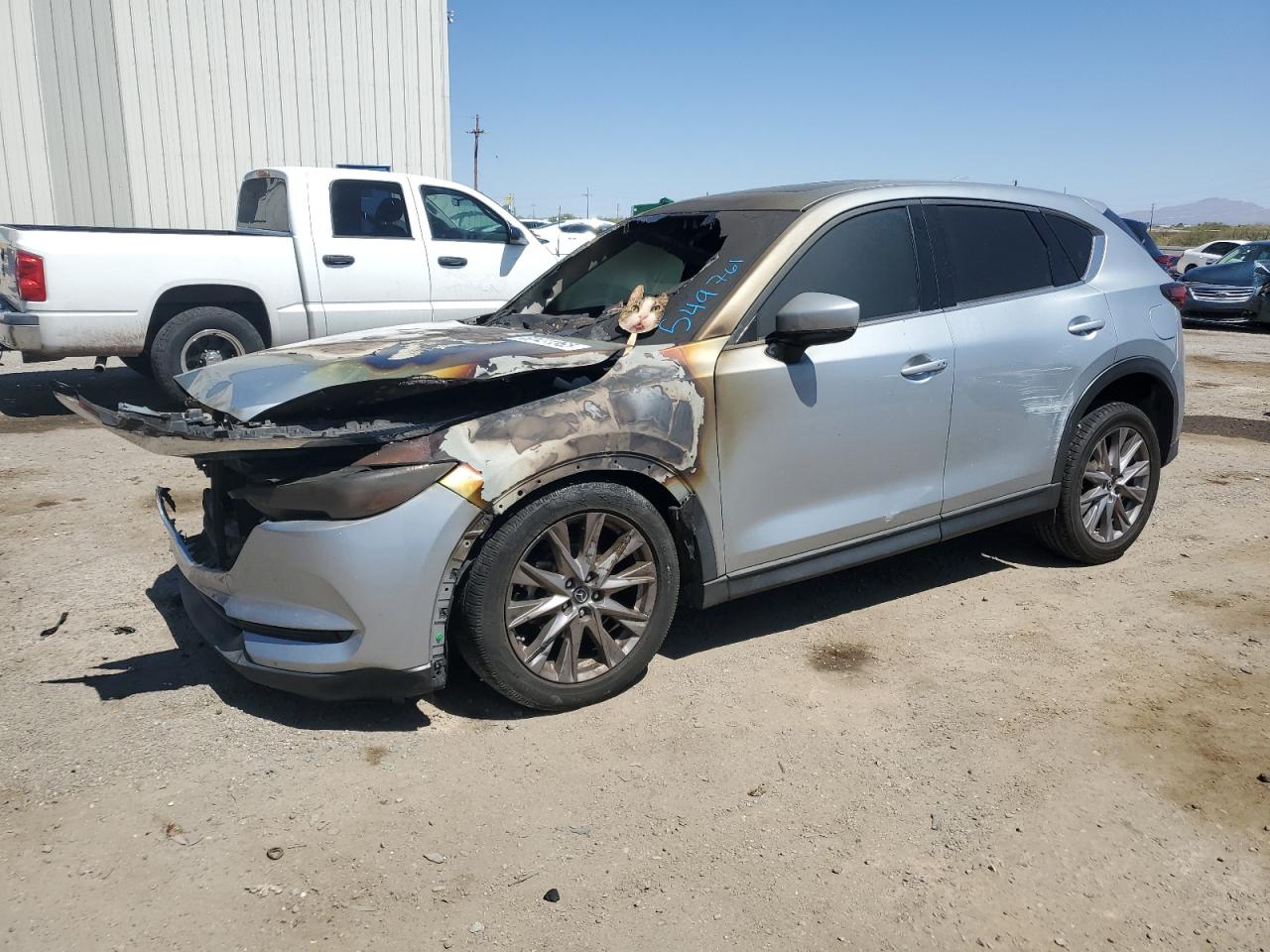 2019 Mazda Cx-5 Grand Touring за продажба в Tucson, AZ - Burn
