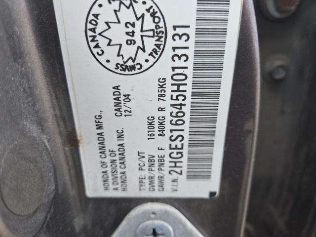 2005 HONDA CIVIC LX  