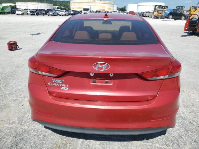 Sedans HYUNDAI ELANTRA 2017 Czerwony