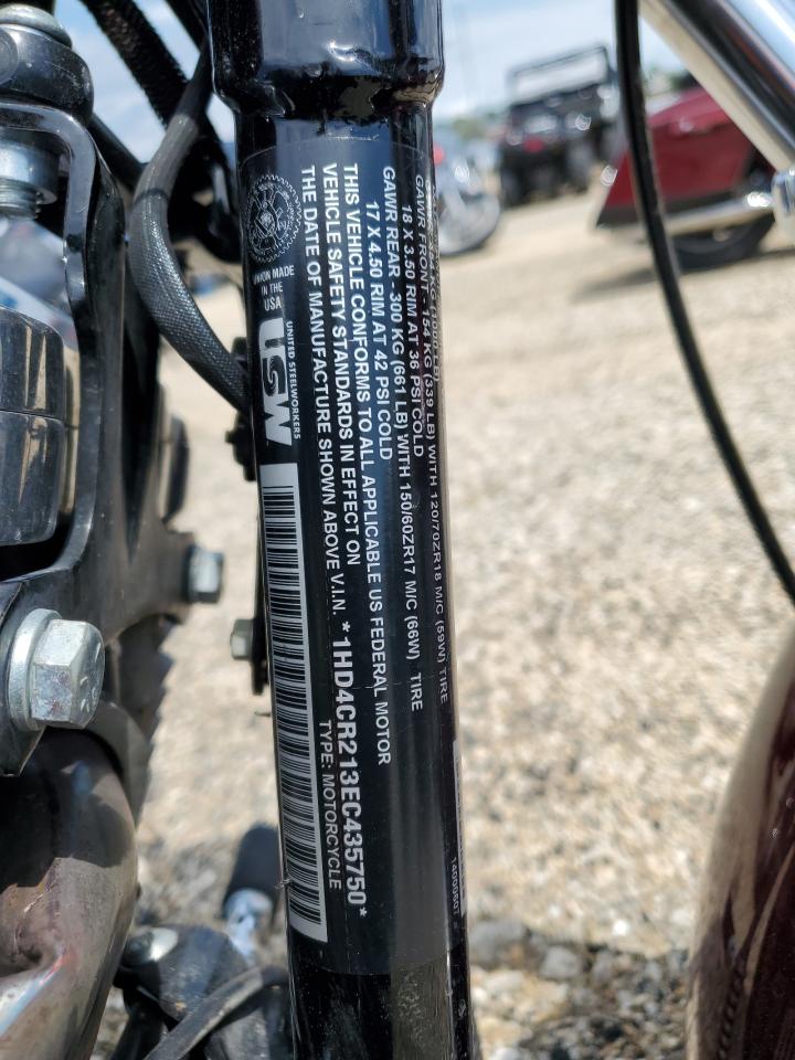 2014 Harley-Davidson Xl883 Superlow VIN: 1HD4CR213EC435750 Lot: 62483895