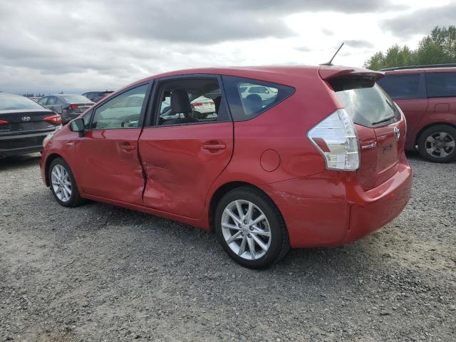 Crossovers TOYOTA PRIUS 2014 Czerwony