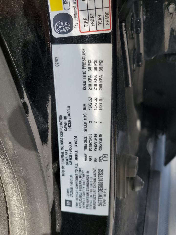 2008 Hummer H3 VIN: 5GTEN13E588107832 Lot: 59163905