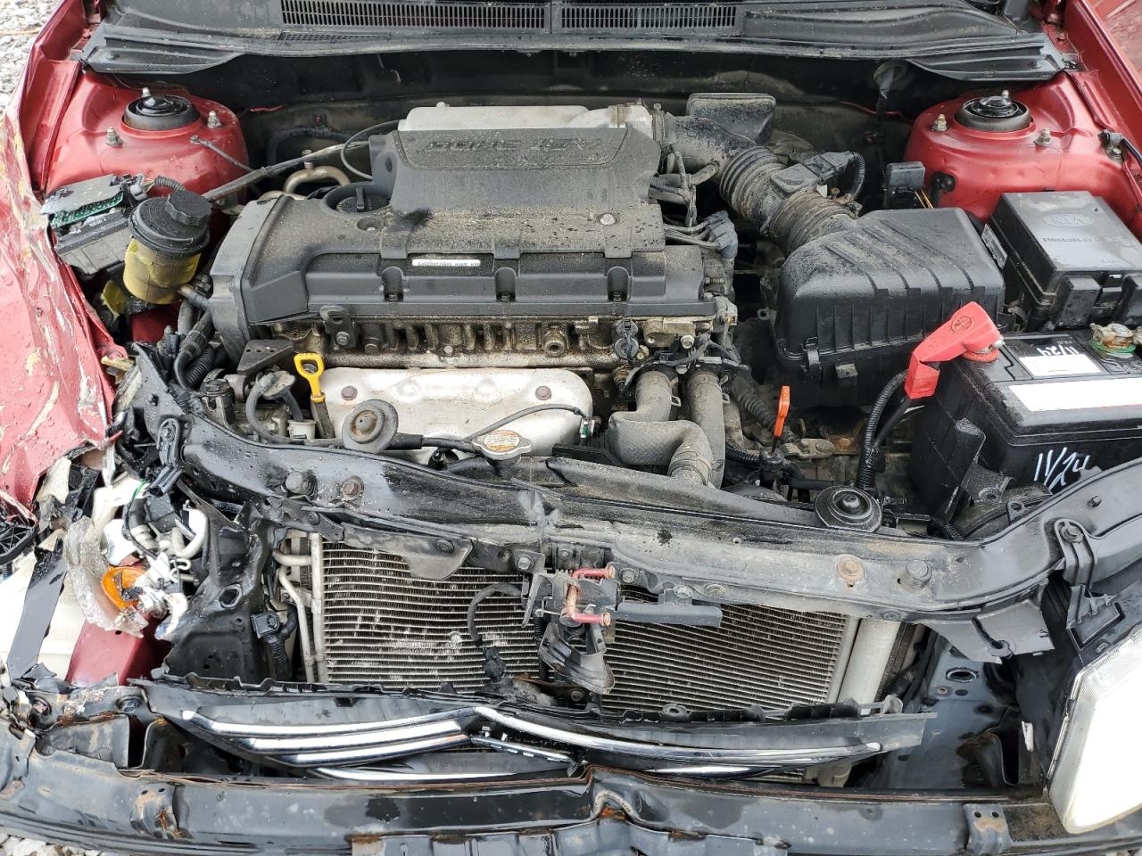 2008 Kia Spectra Ex VIN: KNAFE121285562968 Lot: 61083335