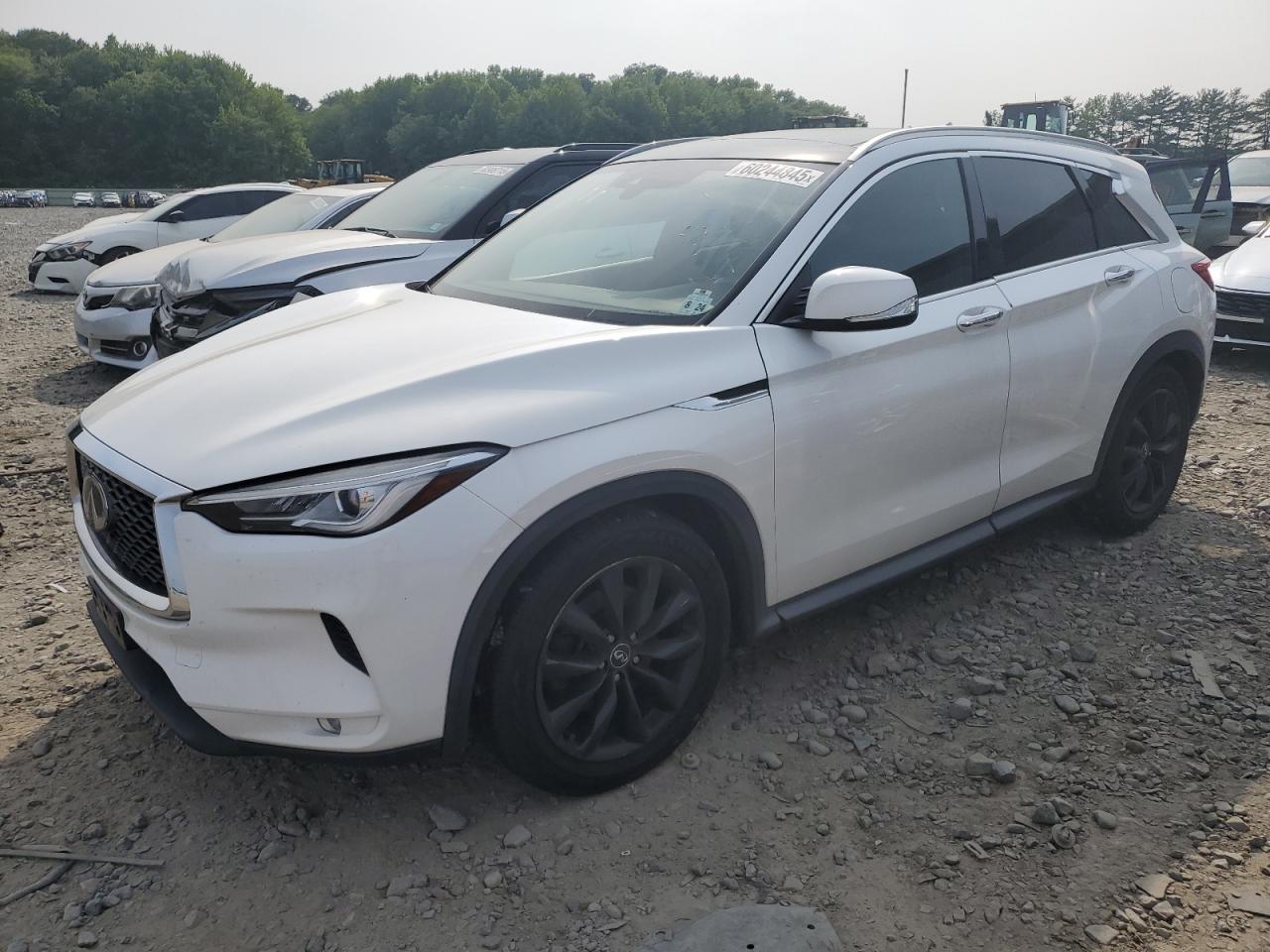 2019 Infiniti Qx50 Essential للبيع في Windsor، NJ - Side