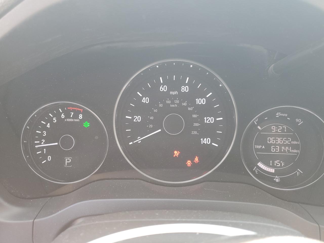 HONDA HR-V 2018 VIN 3CZRU5H50JM720027 фото 9