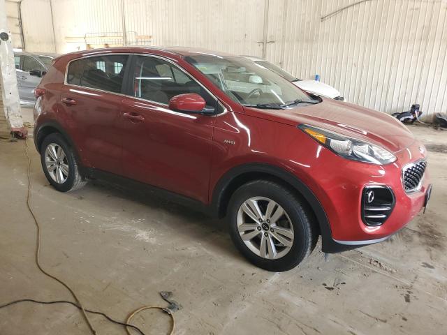  KIA SPORTAGE 2018 Красный