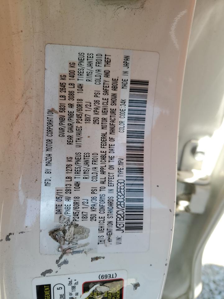 2011 Mazda Cx-9 VIN: JM3TB2CV2B0325530 Lot: 59670775