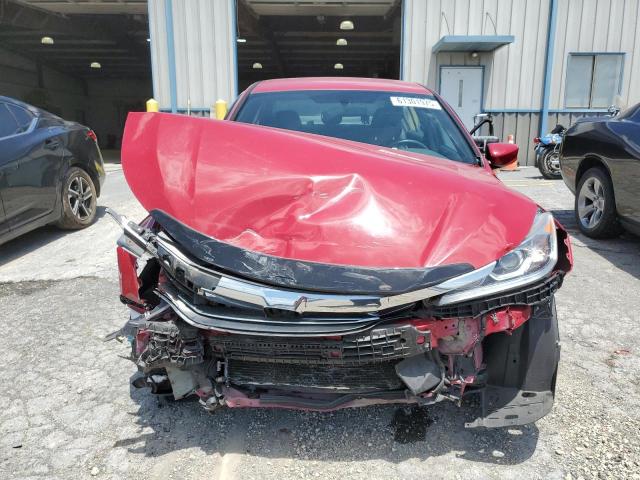  HONDA ACCORD 2017 Czerwony