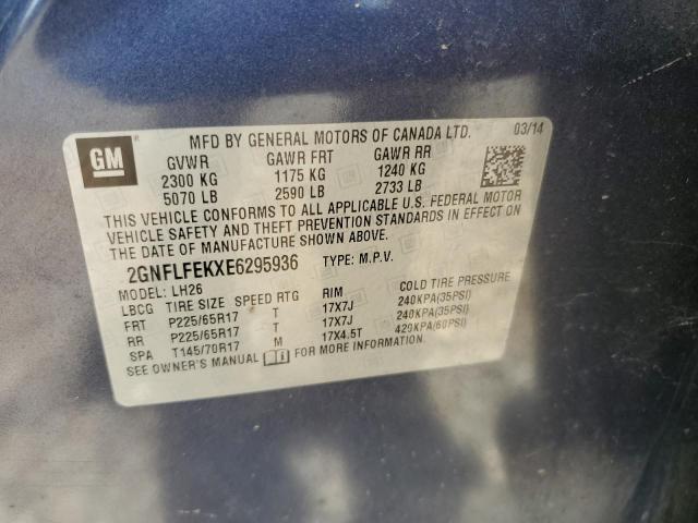 2014 CHEVROLET EQUINOX LT  