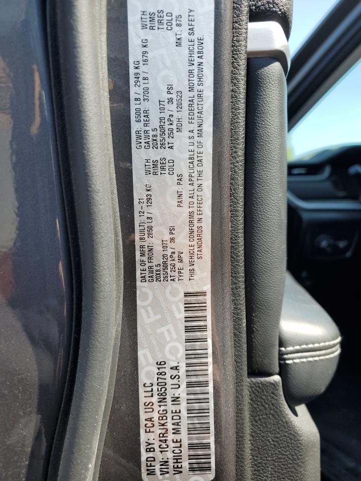 Фото: 1C4RJKBG1N8507816 - 14