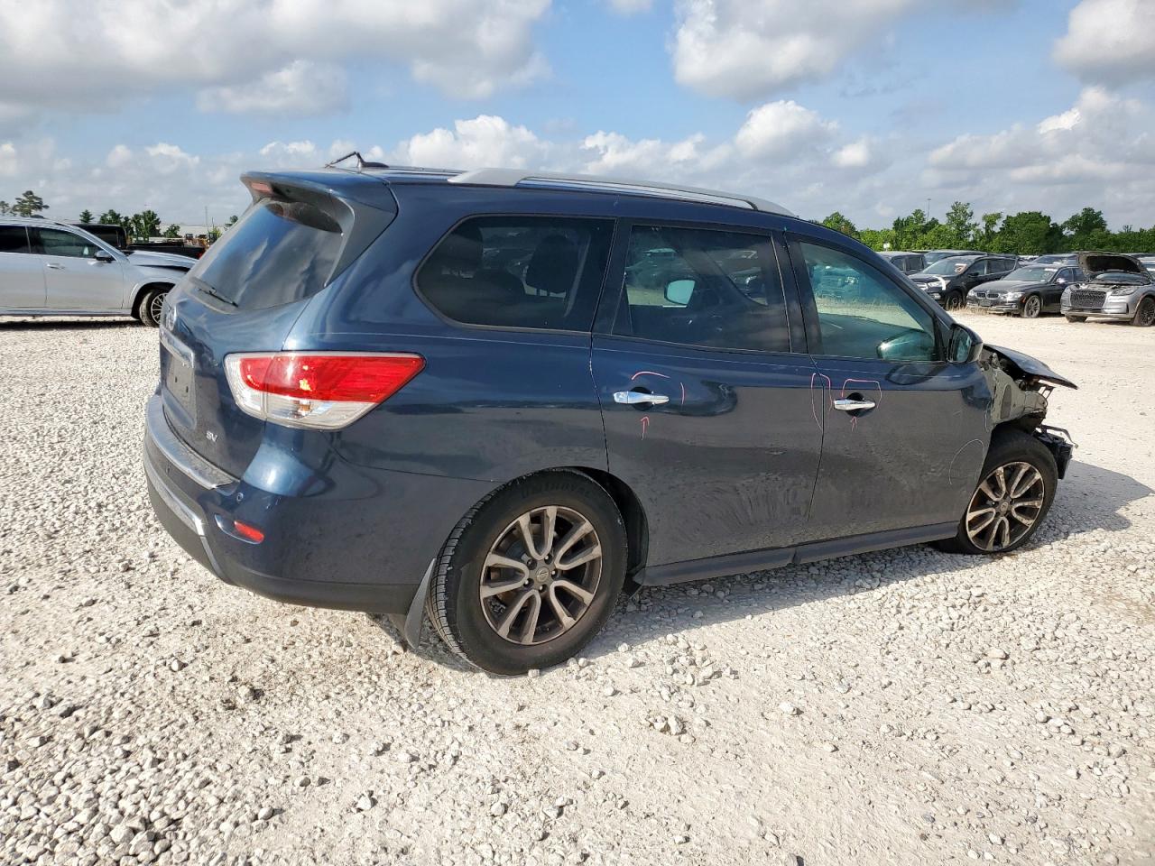 2015 Nissan Pathfinder S blue null gas 5N1AR2MN8FC670071 photo #4