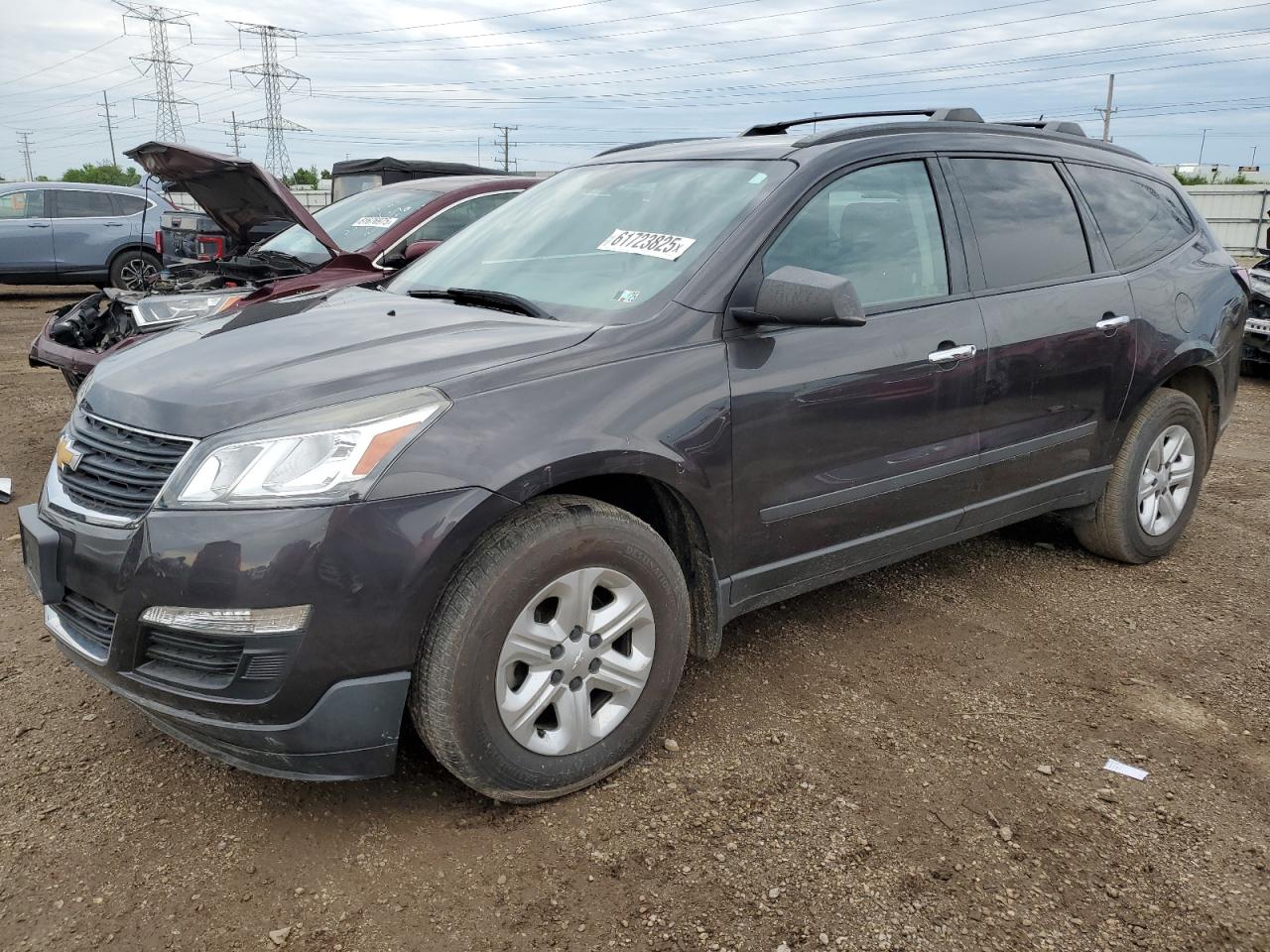 2016 Chevrolet Traverse Ls продається в Elgin, IL - Rear End