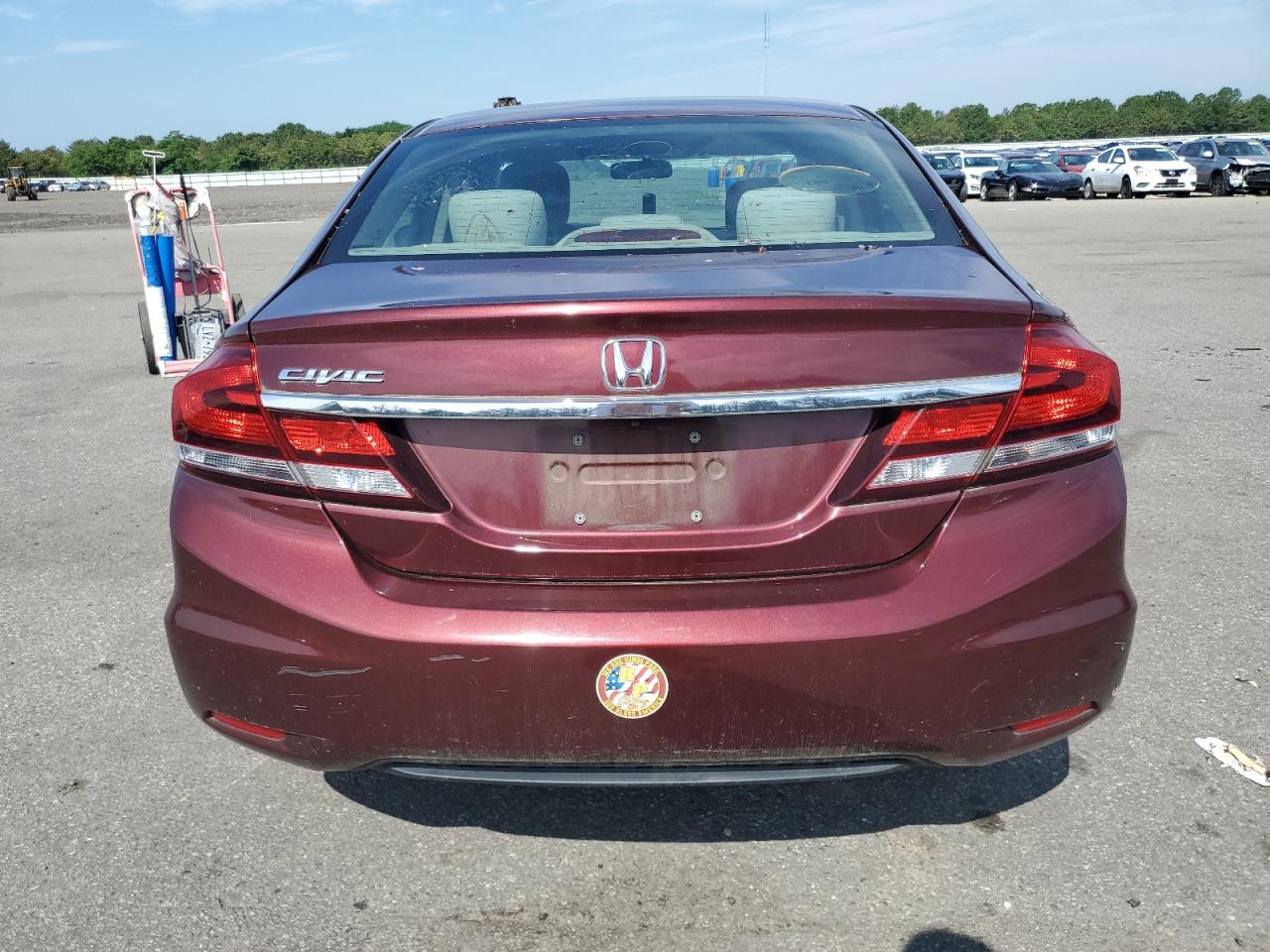 2014 Honda Civic Lx VIN: 19XFB2F53EE207595 Lot: 62738375