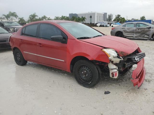 Sedans NISSAN SENTRA 2012 Red