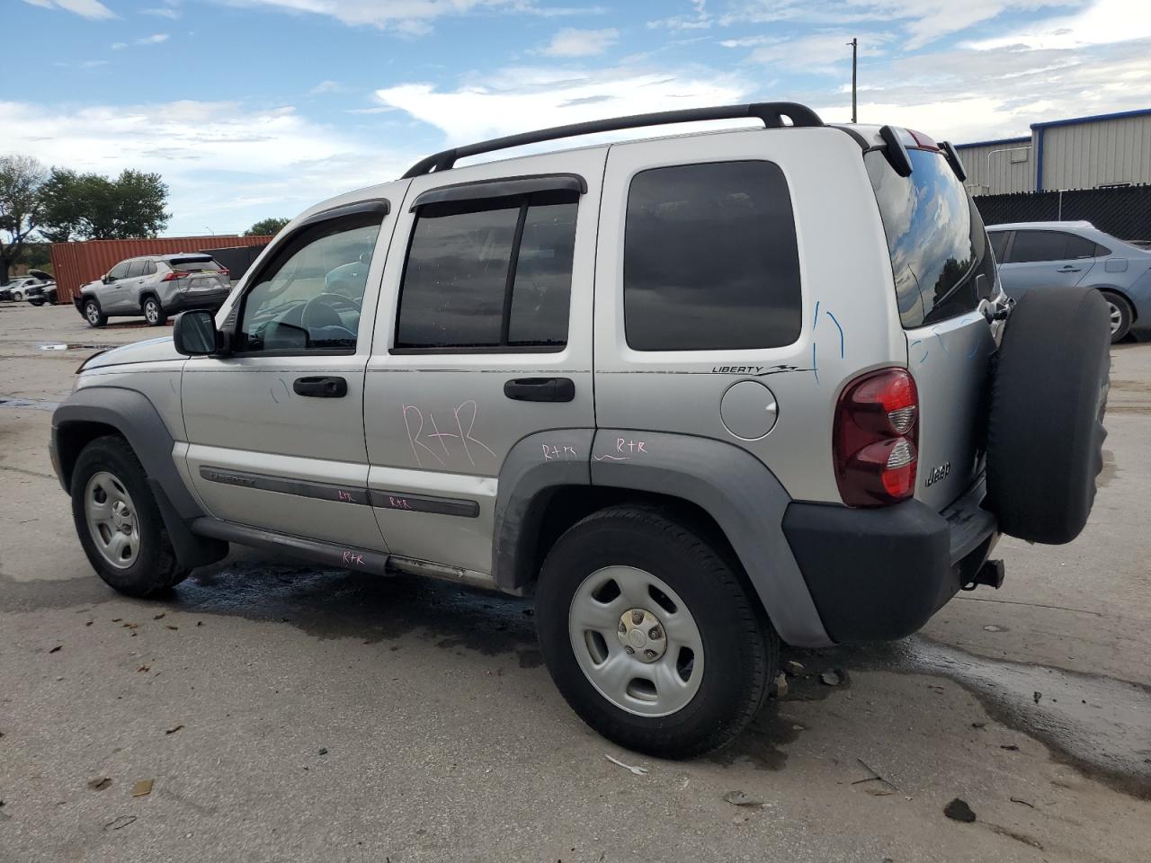 JEEP LIBERTY 2007 VIN 1J4GK48K57W605333 zdjęcie 2