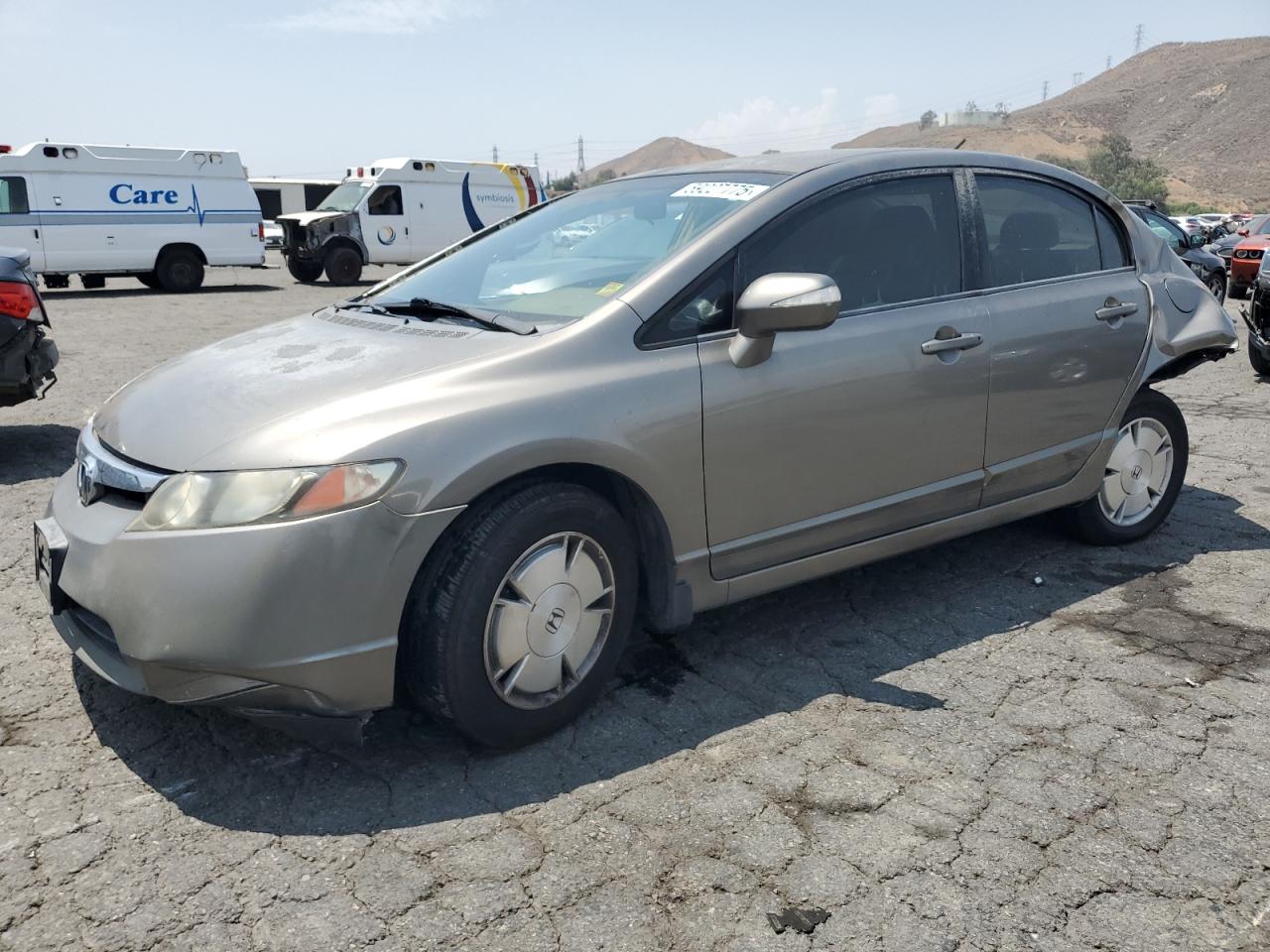 2008 Honda Civic Hybrid zu verkaufen in Colton, CA - Rear End