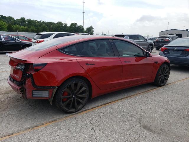  TESLA MODEL 3 2018 Красный