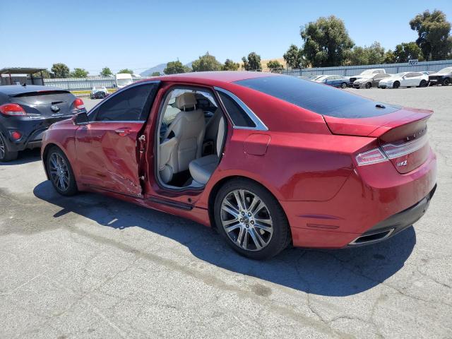  LINCOLN MKZ 2016 Red