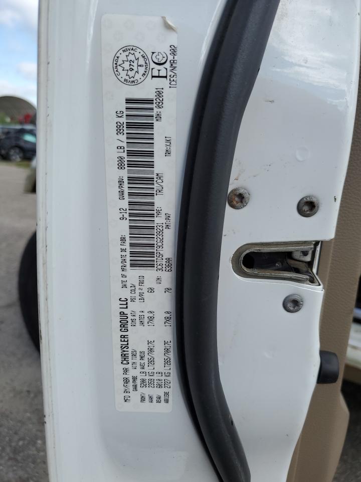 2012 Dodge Ram 2500 Longhorn VIN: 3C6TD5PT9CG239231 Lot: 62463205