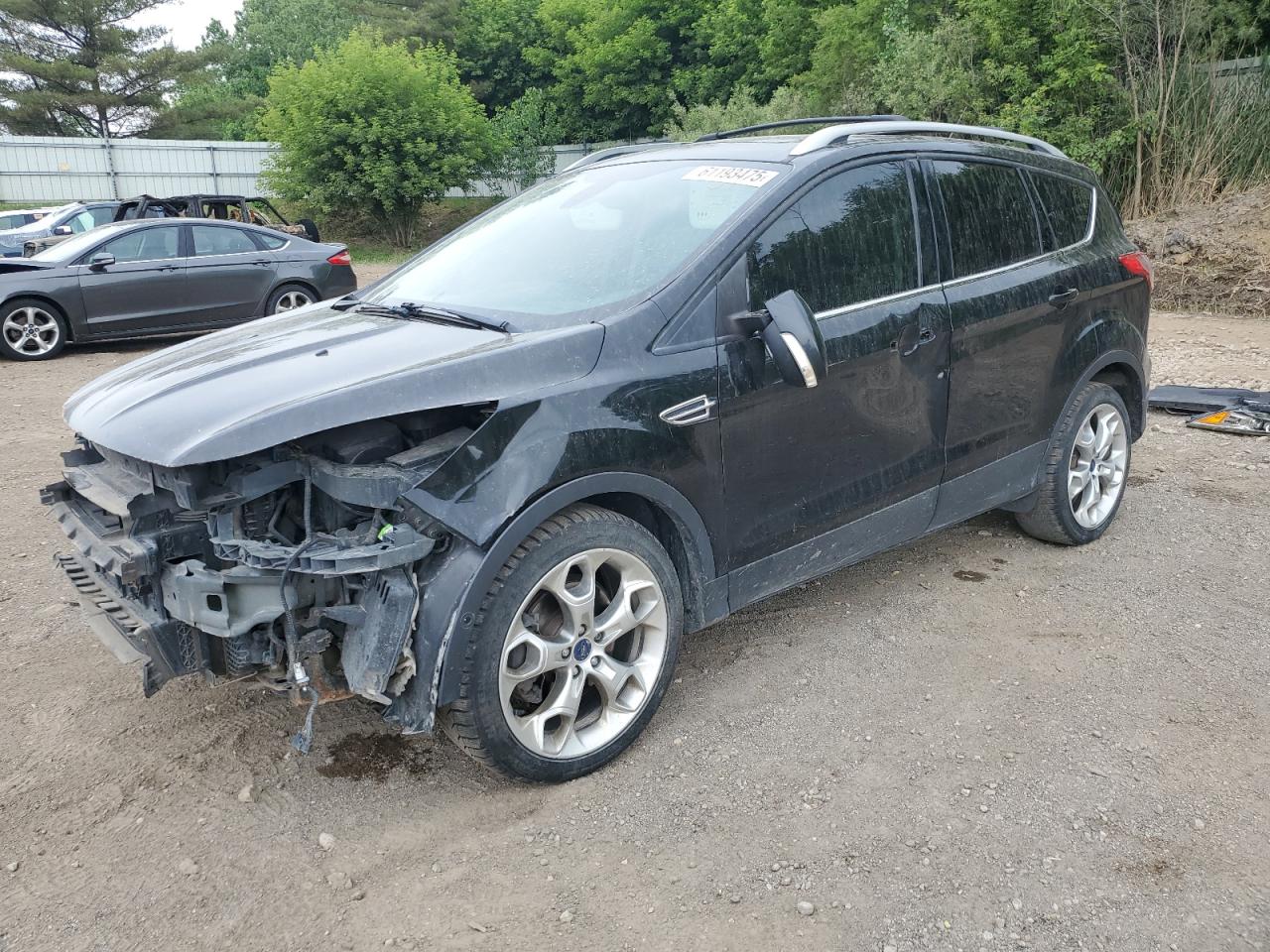 2014 Ford Escape Titanium იყიდება Davison-ში, MI - Front End