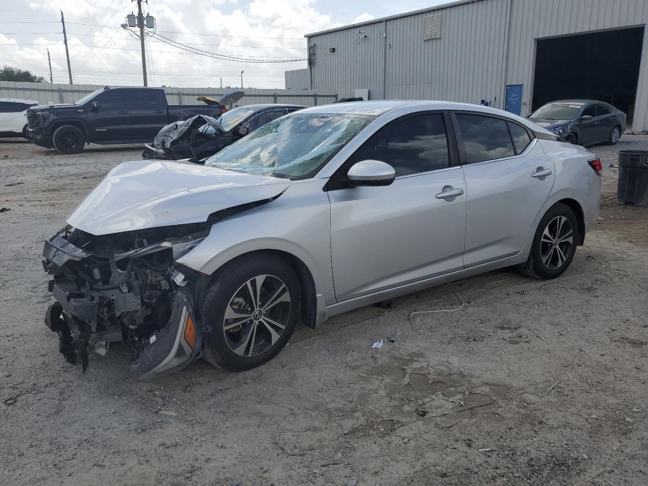 2020 Nissan Sentra Sv للبيع في Jacksonville، FL - Front End