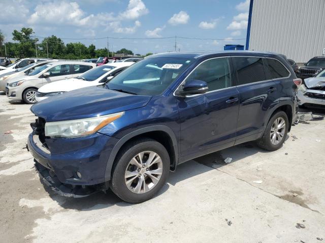  TOYOTA HIGHLANDER 2015 Синий