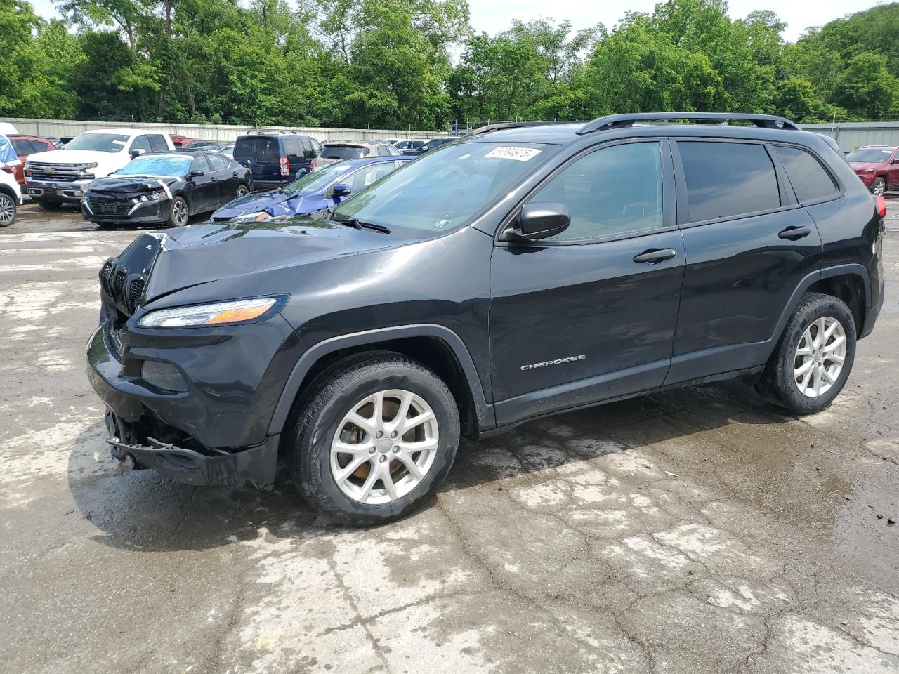 2016 Jeep Cherokee Sport იყიდება Ellwood City-ში, PA - Front End