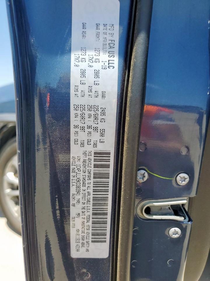 1c4pjllx9kd383941 1C4PJLLX9KD383941 2019 Jeep Cherokee Latitude Plus