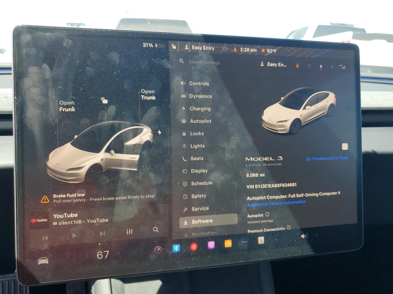 2025 Tesla Model 3 VIN: 5YJ3E1EA8SF934661 Lot: 61469155