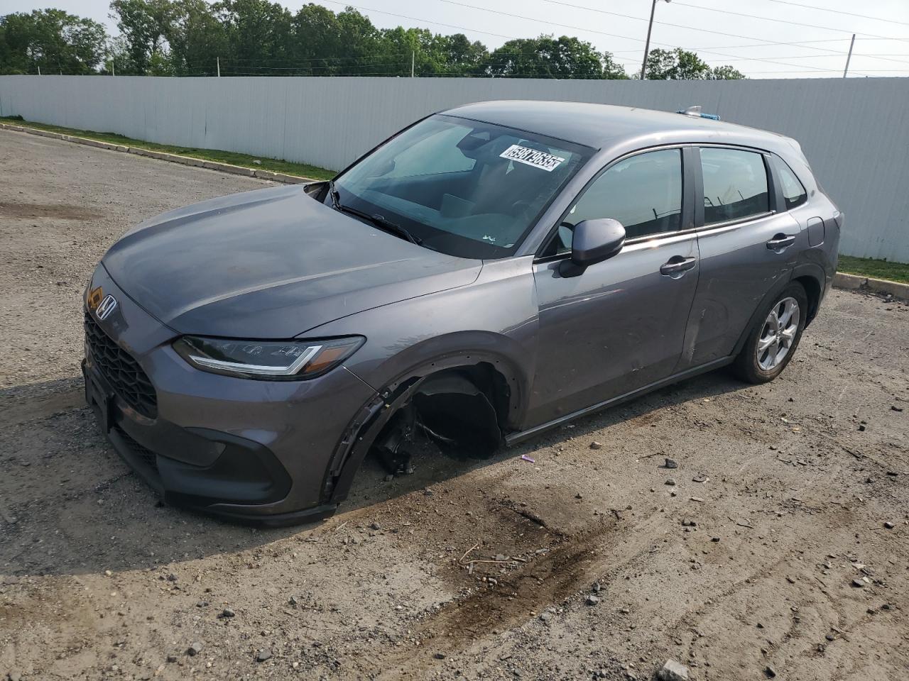 2023 Honda Hr-V Lx продається в Glassboro, NJ - Side