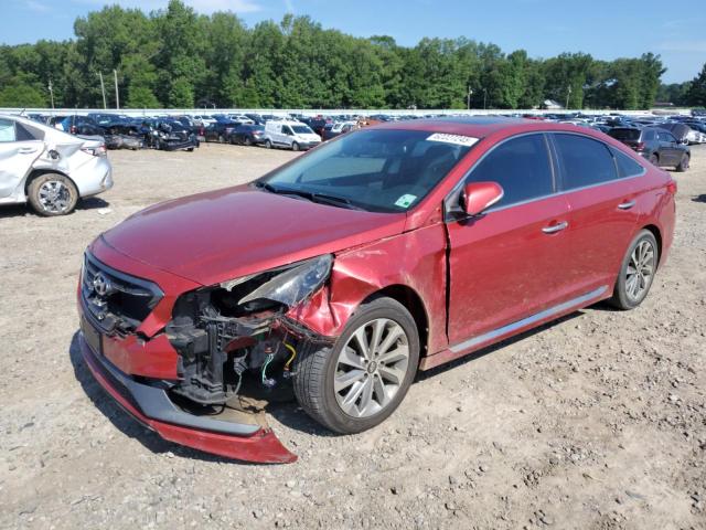  HYUNDAI SONATA 2017 Red