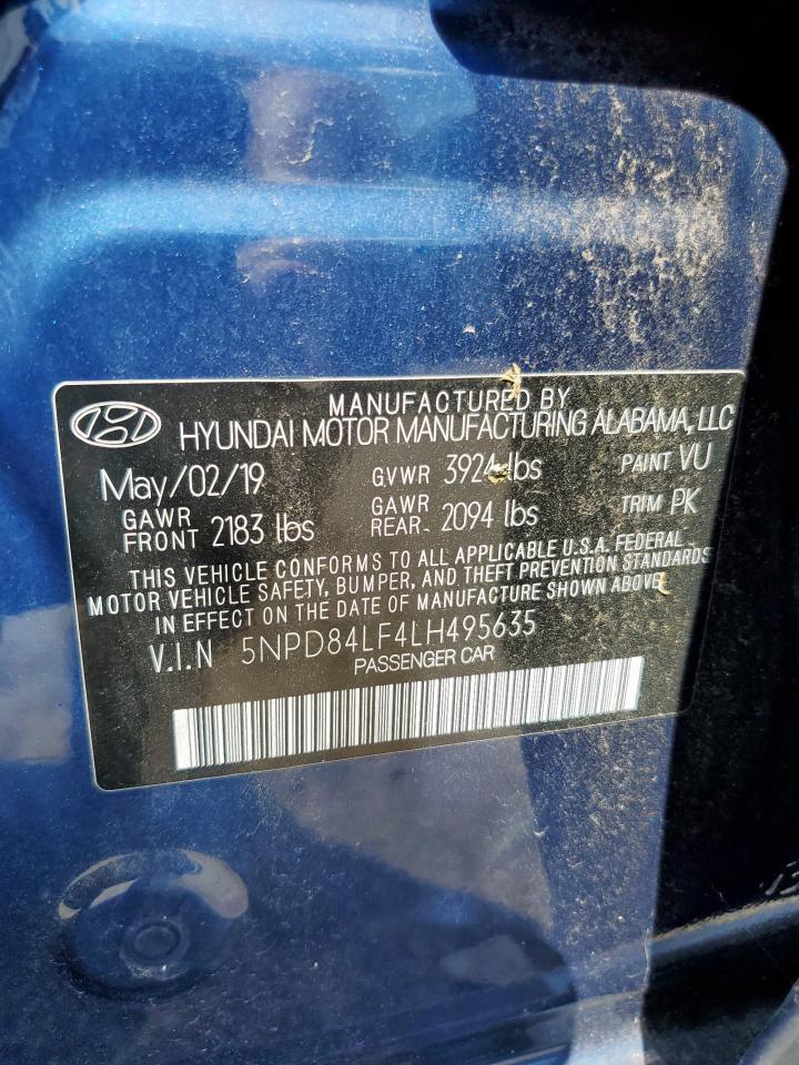 HYUNDAI ELANTRA 2020 VIN 5NPD84LF4LH495635 фото 13