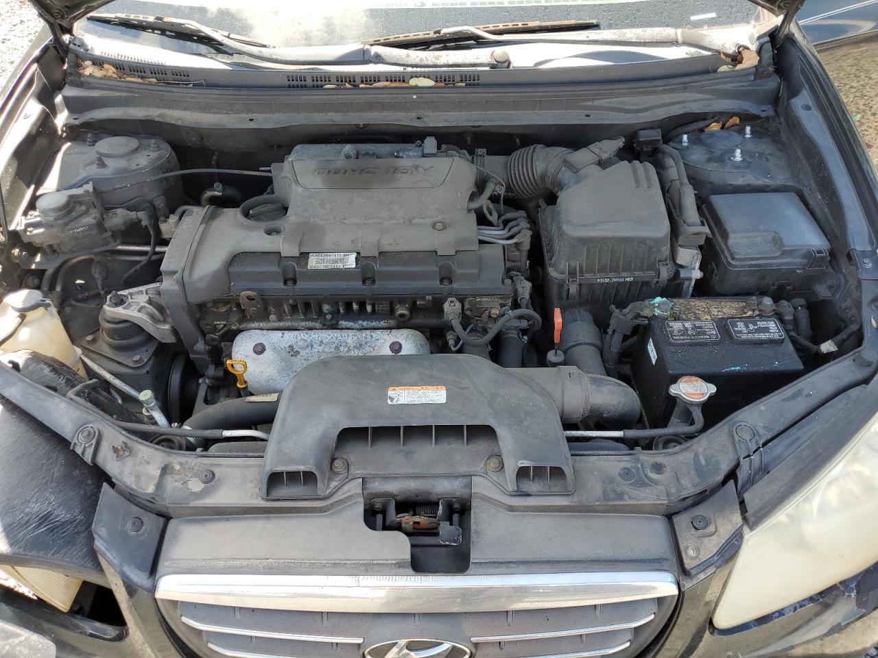HYUNDAI ELANTRA 2008 VIN KMHDU46D48U344390 zdjęcie 11