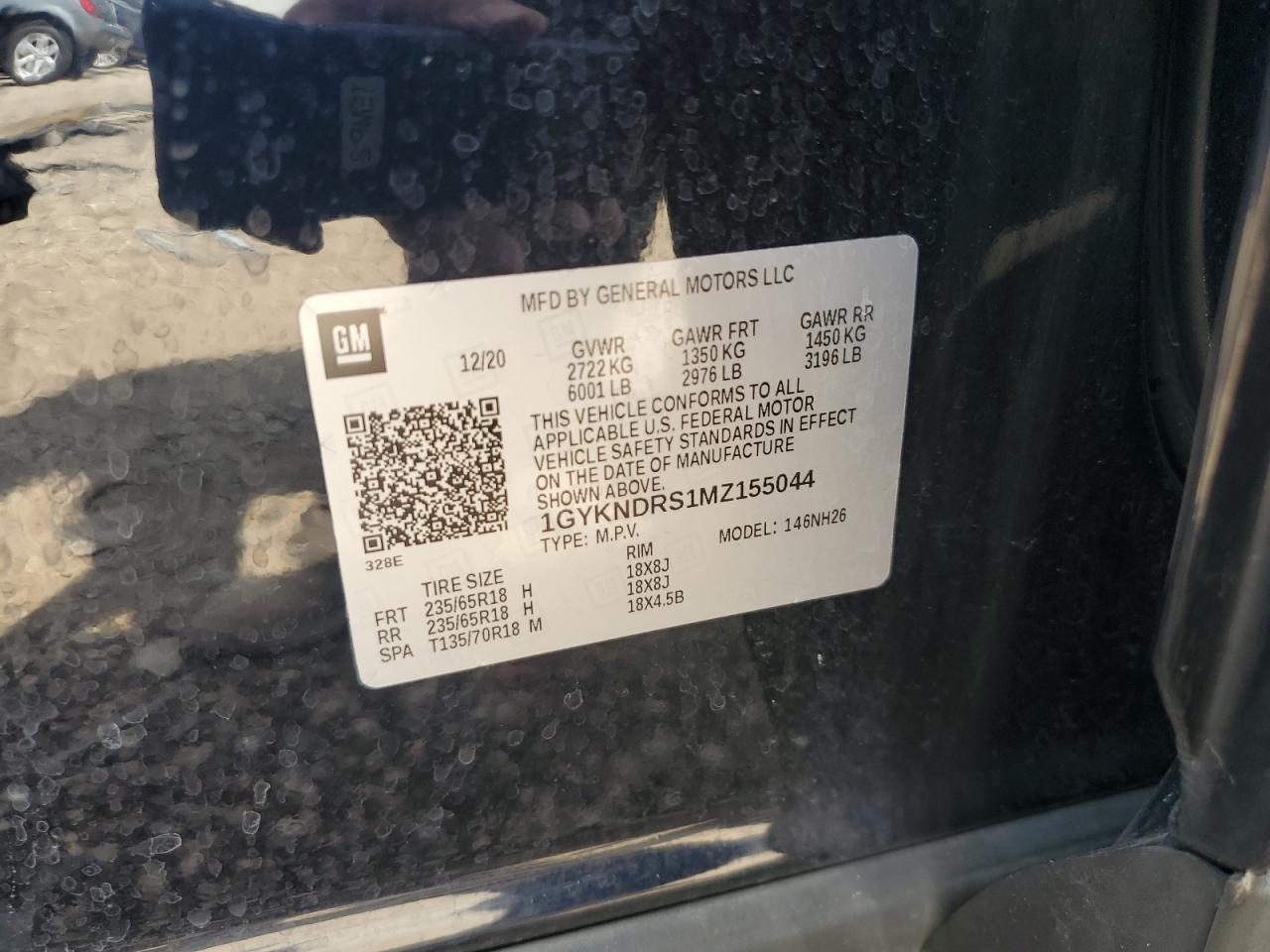 1gykndrs1mz155044 1GYKNDRS1MZ155044 2021 Cadillac Xt5 Premium Luxury