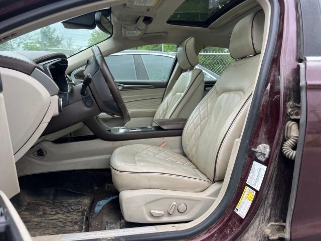Sedans FORD FUSION 2017 Burgundy